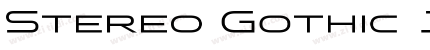 Stereo Gothic 150字体转换 Stereo Gothic 150字体转换